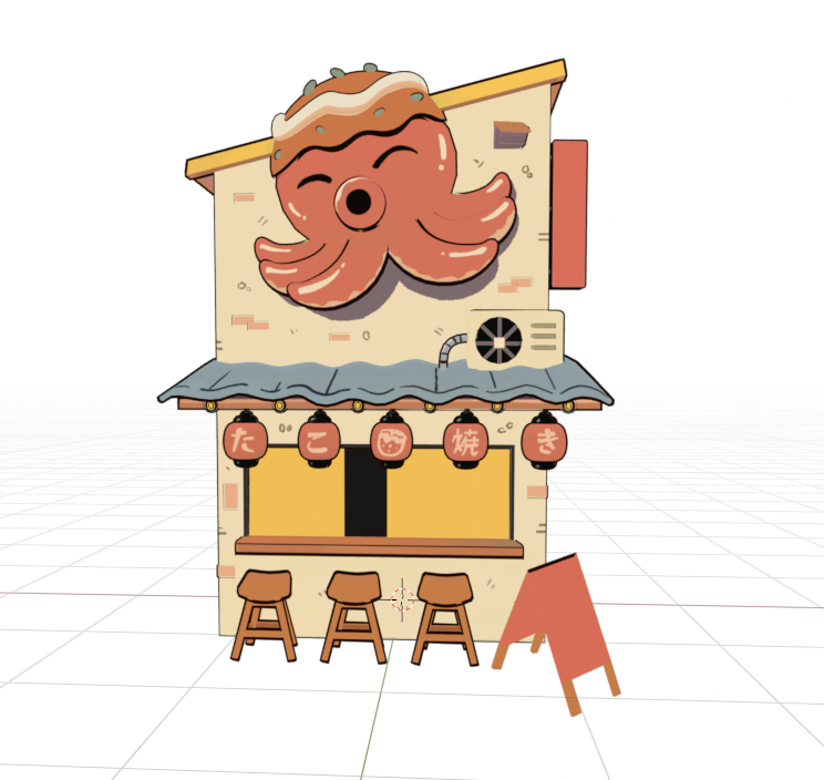 should i finish this blender model!? #blender #npr #modeling also let me know what u think