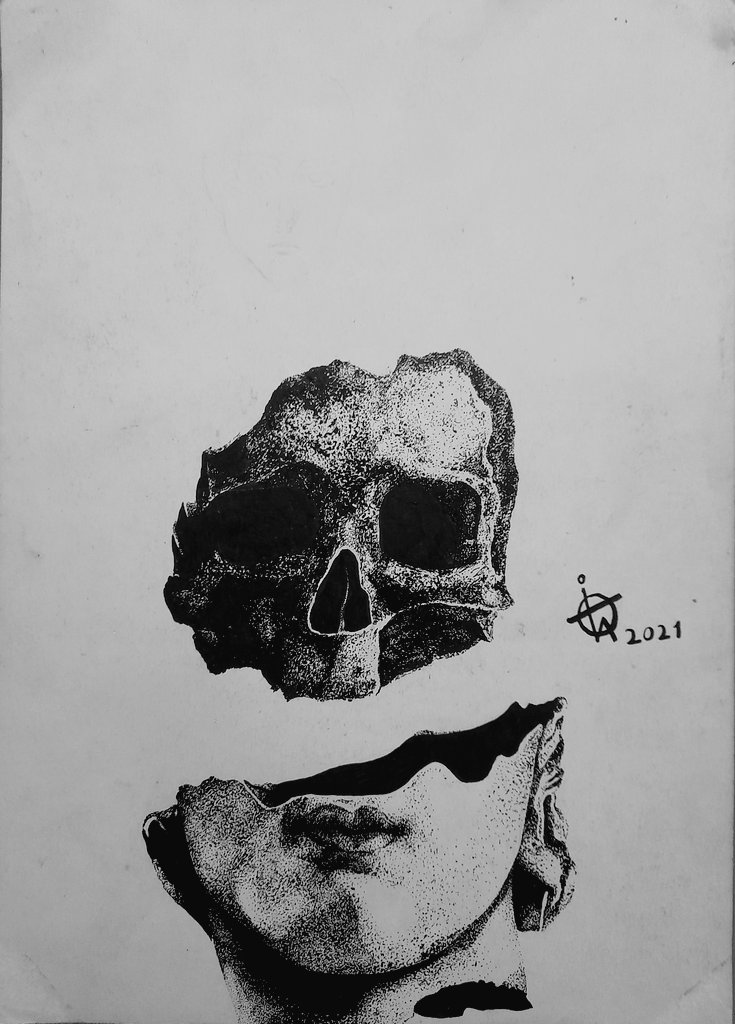 Pontilhado de quando desenhava no papel. 2021