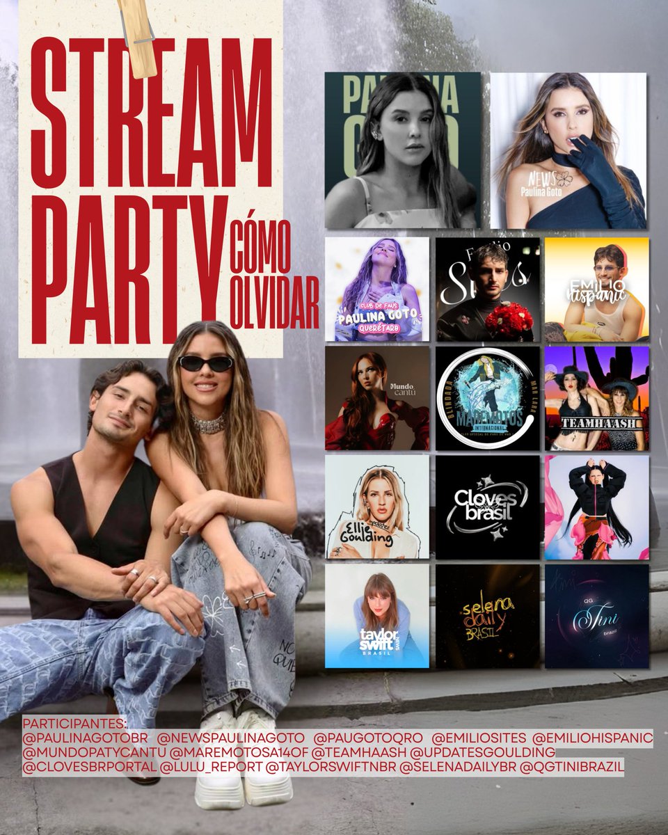 PauGotoQro's tweet photo. 📢 ¡ES HOY! Stream Party de #ComoOlvidar 💿
Usaremos Stationhead
⏰ 19h (Brasil) | 16h (México)
📍 https://t.co/lM1UZtImH7
@soypaulinagoto @halcon_emilio
@paulinagotobr
@NewsPaulinaGoto https://t.co/ulKZ7W4TMS