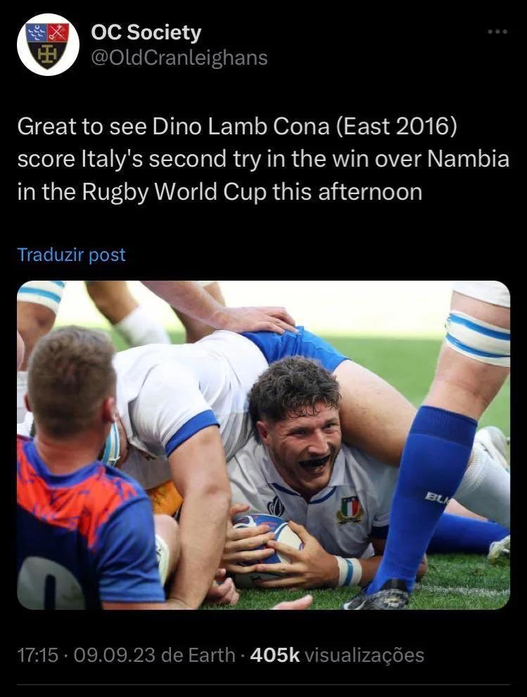 Se houvesse um estudante com o apelido deste jogador da seleção italiana de Rugby, como é que a rapariga do Chega reagiria? Lia ou omitia?

Ps: deixem as crianças em paz!!!!