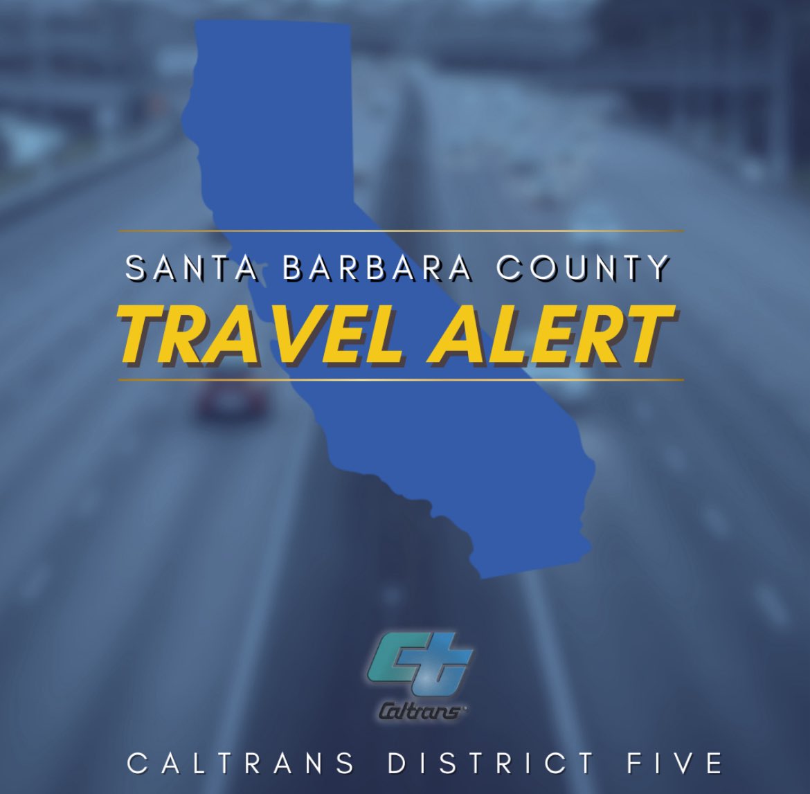 CaltransD5's tweet image. The northbound lanes of US 101 are closed near Casitas Pass Road in Carpinteria due to a traffic incident. Travelers are being detoured off the highway via the off-ramp at Casitas Pass Road. There is no estimated for re-opening. Traffic info at:
QuickMap.dot.ca.gov