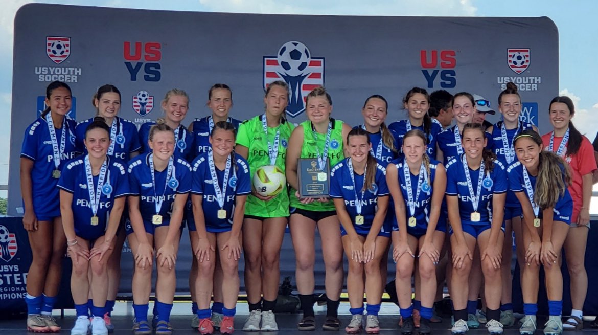 Kennedy Thomas (@kennedythomas36) on Twitter photo Eastern Regional Champs!! So proud of these girls! A huge thank you to our families and the coaching staff! This gives a spot in the USYS Nationals in Orlando, Florida. Florida here we come!! <a href="/USYouthSoccer/">US Youth Soccer</a> <a href="/PennFCYouth/">PennFC Youth</a> Eastern Regional Champs!! So proud of these girls! A huge thank you to our families and the coaching staff! This gives a spot in the USYS Nationals in Orlando, Florida. Florida here we come!! <a href="/USYouthSoccer/">US Youth Soccer</a> <a href="/PennFCYouth/">PennFC Youth</a>