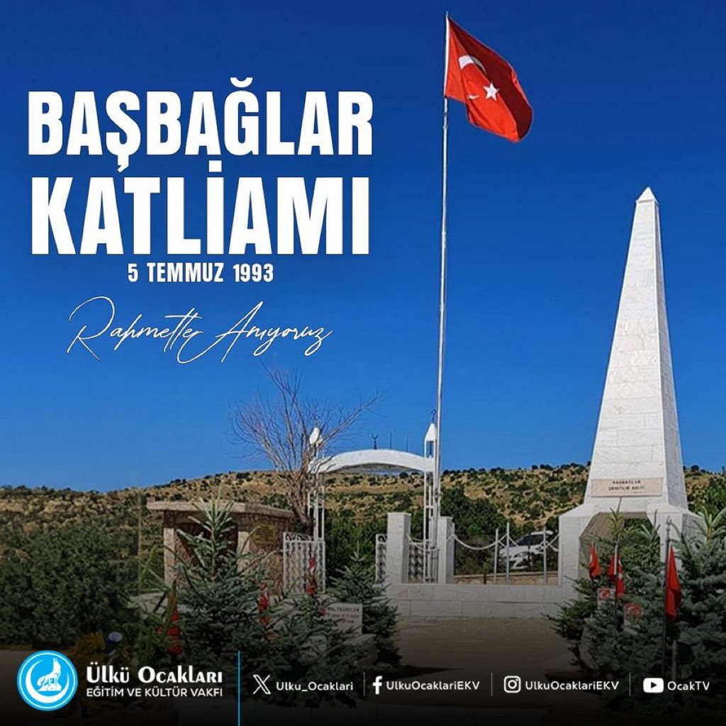 #Başbağlar Köyü'nde, hain terör örgütü pkk’nın yapmış olduğu alçak katliamın yıl dönümünde 33 şehidimizi rahmet ve dualarla anıyoruz.