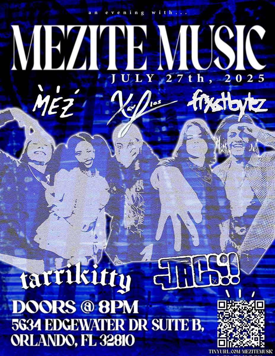 mez (@mezruntz) on Twitter photo MEZITE MUSIC IN CONCERT FOR THE FIRST TIME ON JULY 27TH
<a href="/tarrikittycos/">🌸tarri🌸 ANGELARRHYTHMIA 07.01🩷🪽</a> <a href="/xavonius/">xav, allegedly 🦩</a> <a href="/frxstbytez/">frosty💛🤍💜🖤</a> <a href="/joag_/">joey</a>
TIX LIVE NOW
tinyurl.com/mezitemusic MEZITE MUSIC IN CONCERT FOR THE FIRST TIME ON JULY 27TH
<a href="/tarrikittycos/">🌸tarri🌸 ANGELARRHYTHMIA 07.01🩷🪽</a> <a href="/xavonius/">xav, allegedly 🦩</a> <a href="/frxstbytez/">frosty💛🤍💜🖤</a> <a href="/joag_/">joey</a>
TIX LIVE NOW
tinyurl.com/mezitemusic