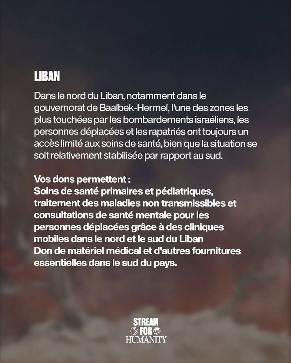 StreamHumanity's tweet image. 👉 À quoi servent vos donations en ce moment ?

📍Le point sur la situation des différents pays sur la période de mai à juin !

#StreamForHumanity 🩷