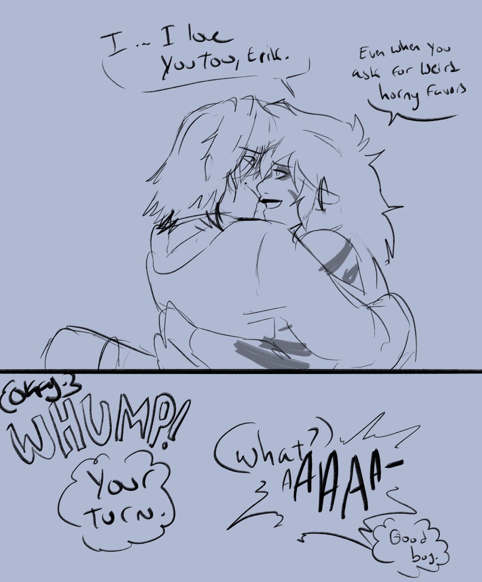 Erik he was trying to have a moment-

6/6