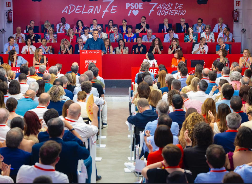 🌹<a href="/PSOE/">PSOE</a> seguimos adelante con más fuerza y convicción que nunca, con el compromiso sólido de seguir trabajando por el bienestar y el progreso de la ciudadanía de este país.