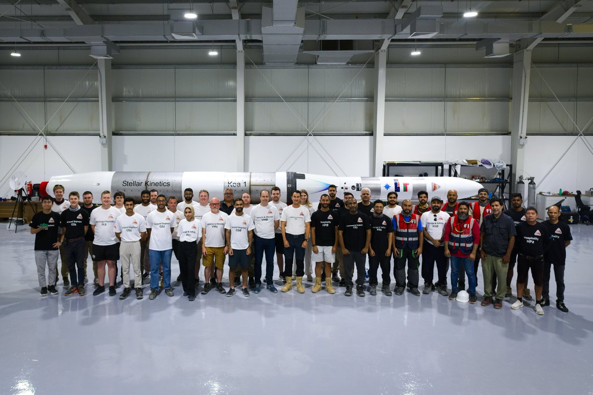Etlaq Spaceport: Ever heard of that?
This week, this up and coming spaceport in Southern Oman will host a sub orbital launch to 500km.
The 12m Kia-1 rocket from <a href="/stellarkinetics/">StellarKinetics</a> will carry a UK student 6U payload called Jovian-O, including 70cm hardware supplied by <a href="/AmsatUK/">AMSAT-UK</a>