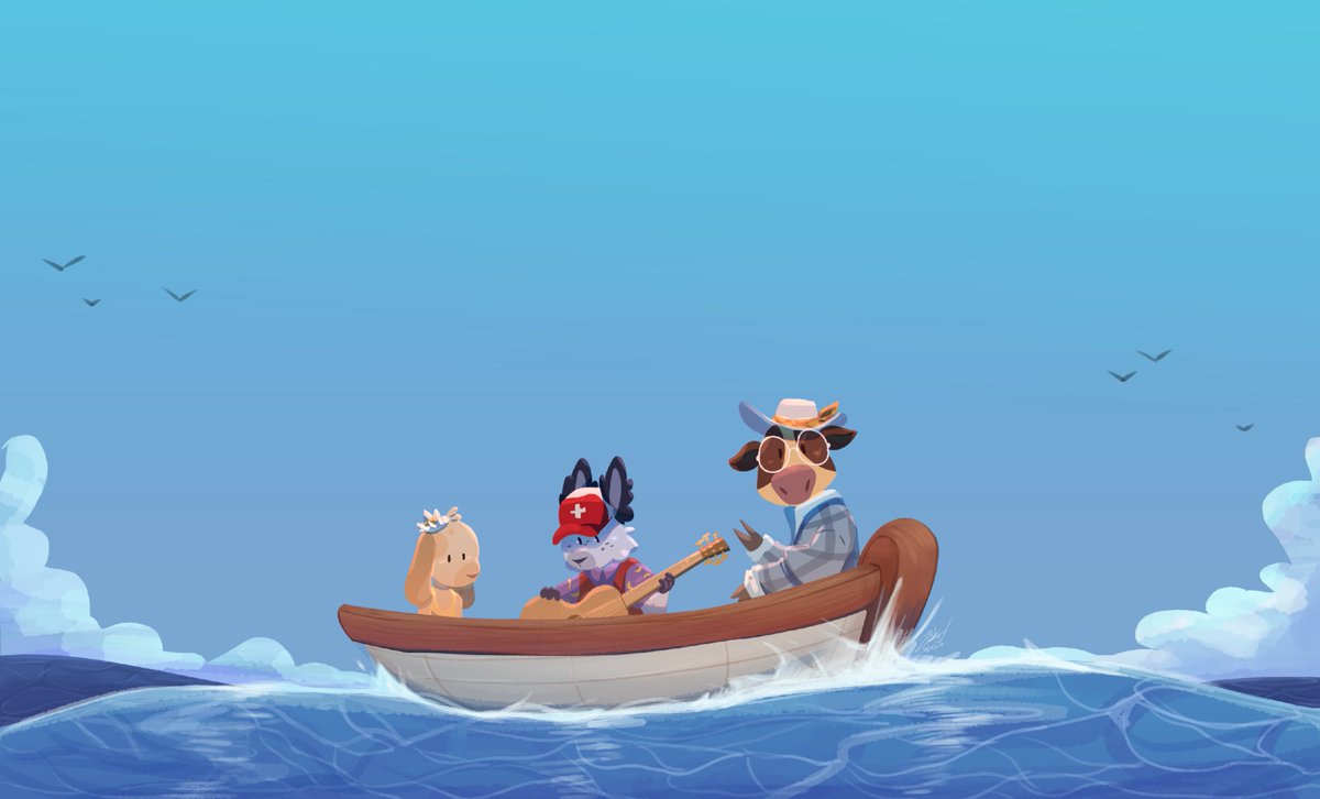 Ziishi_'s tweet photo. Summer in #superanimalroyale wawa https://t.co/Lf0SYcmyzZ