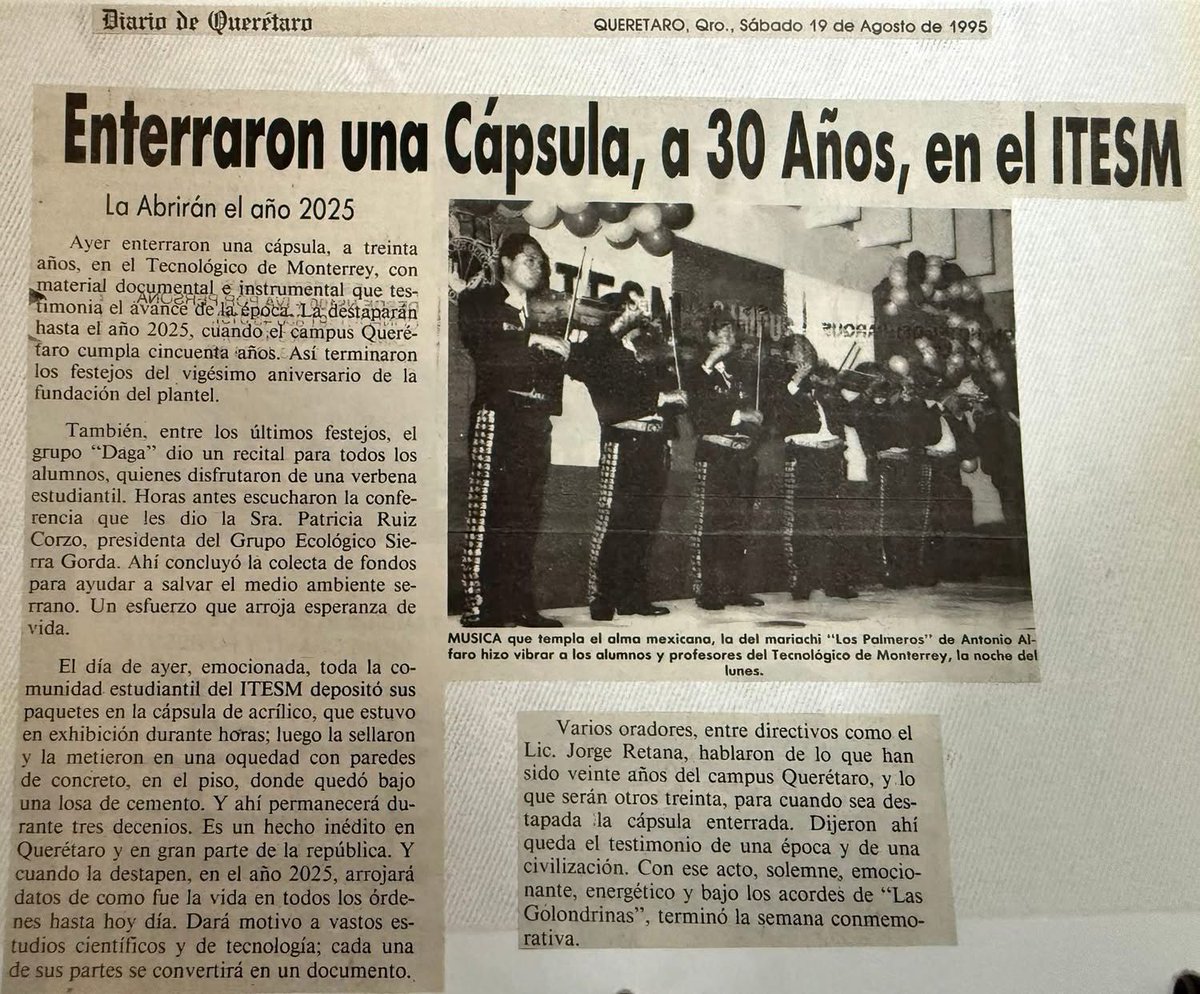 En el evento Regreso a Casa, estamos a punto de abrir una cápsula del tiempo sellada por EXATEC hace años.
Un cofre de memorias, emociones y sueños por descubrir.
#RegresoACasa #EXATEC