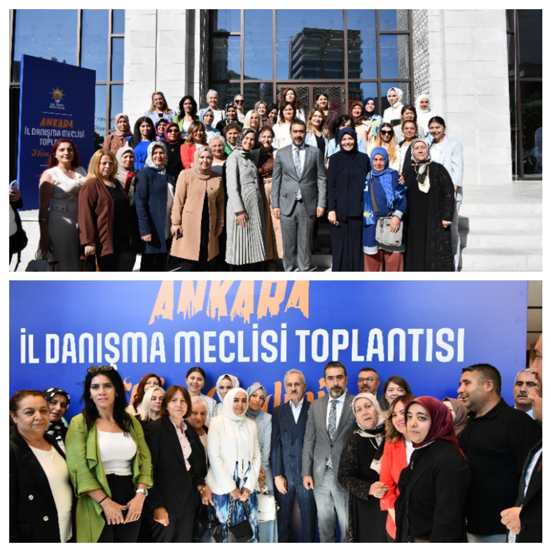 📍 AK Parti Konferans Salonu

İl Başkanımız Sn. <a href="/hakanhanozcan/">Hakan Han ÖZCAN 🇹🇷</a>’ın başkanlığında; Ulaştırma ve Altyapı Bakanımız Sn. <a href="/a_uraloglu/">Abdulkadir URALOĞLU</a>, Genel Başkan Yardımcımız Sn. <a href="/DrOmerileri/">Dr. Ömer İleri</a>, Ankara Milletvekillerimiz, İl Kadın Kolları Başkanımız Sn. <a href="/akgul_aysel/">Aysel Koçak Akgül</a>, İl ve İlçe Yönetim Kurulu