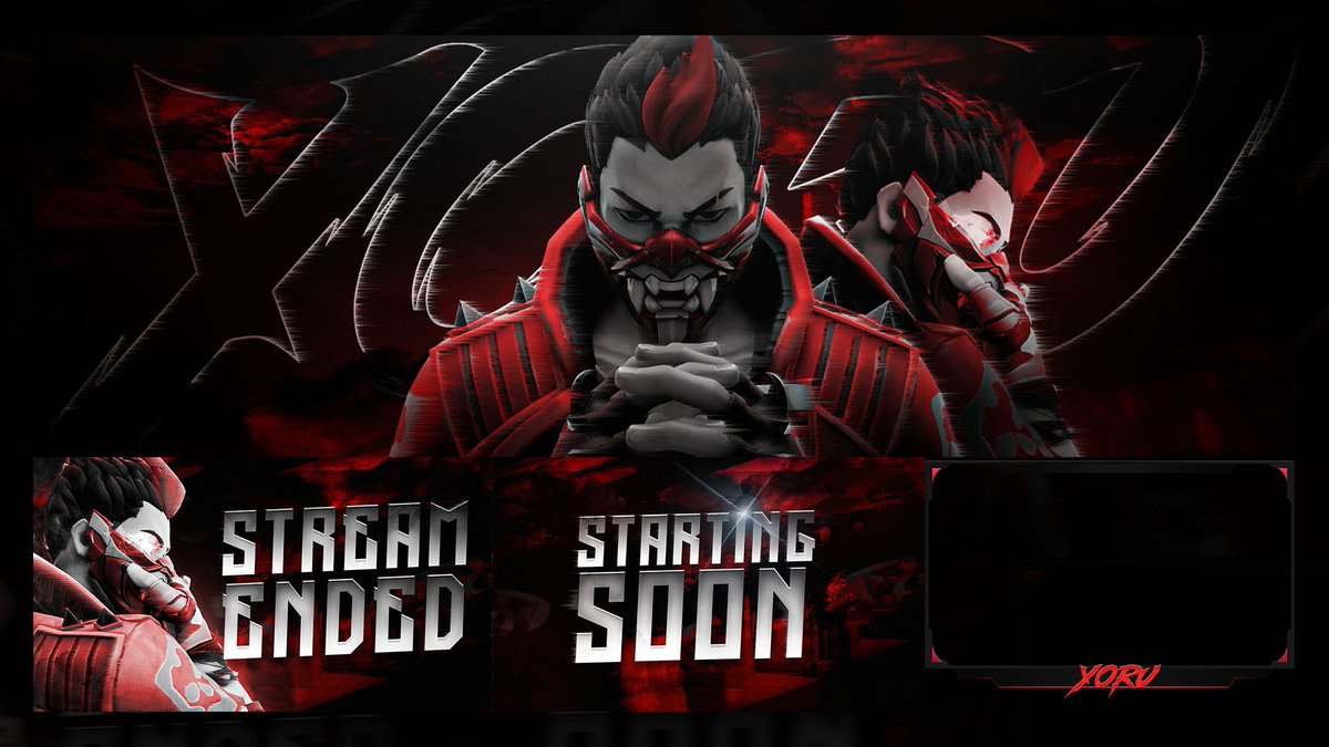 NEW DARK YORU themed streamer pack:

What can you find inside?:

🔹 Custom Twitch backdrop
🔹 Matching „Starting Soon” and „Stream Ended” slides
🔹 Personalized webcam frame

Looking for something similar? My DMs are open. 👋

#GraphicDesign #TwitchStreamer #OverlayDesign