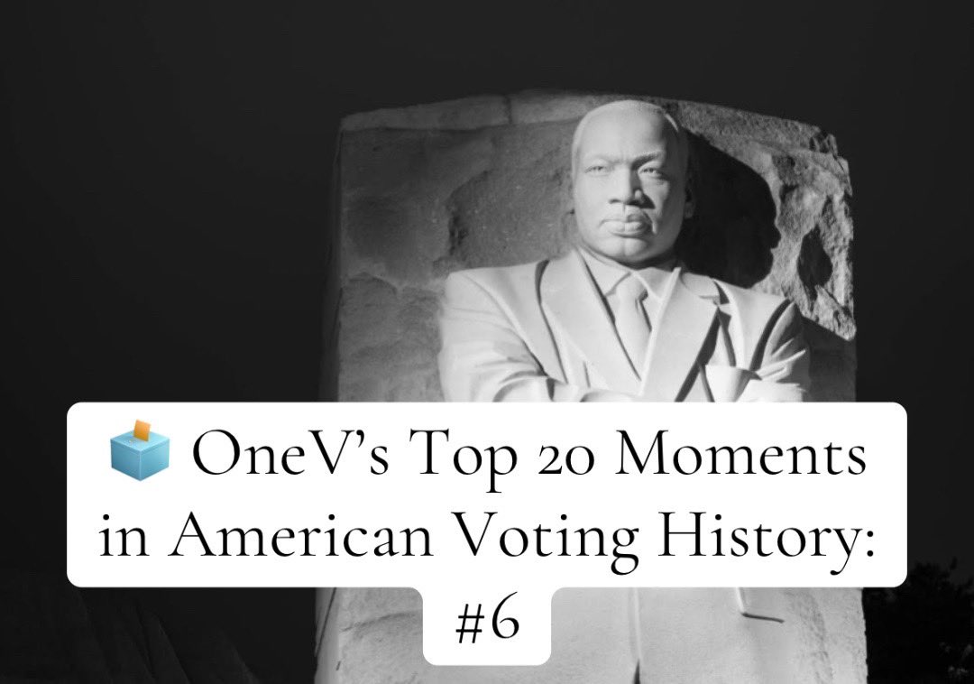 OneV_Vote's tweet image. 🗳️ Top 20 Moments in American Voting History
#6: The Civil Rights Act of 1964 ✊🏾📜
This landmark law struck down discrimination &amp;amp; laid the groundwork for the Voting Rights Act of 1965.
 
📖 Read more: us12.campaign-archive.com/?e=8e2d8360c6&amp;amp;…
Support our mission 👇
🔗 secure.anedot.com/one-nation-eve…