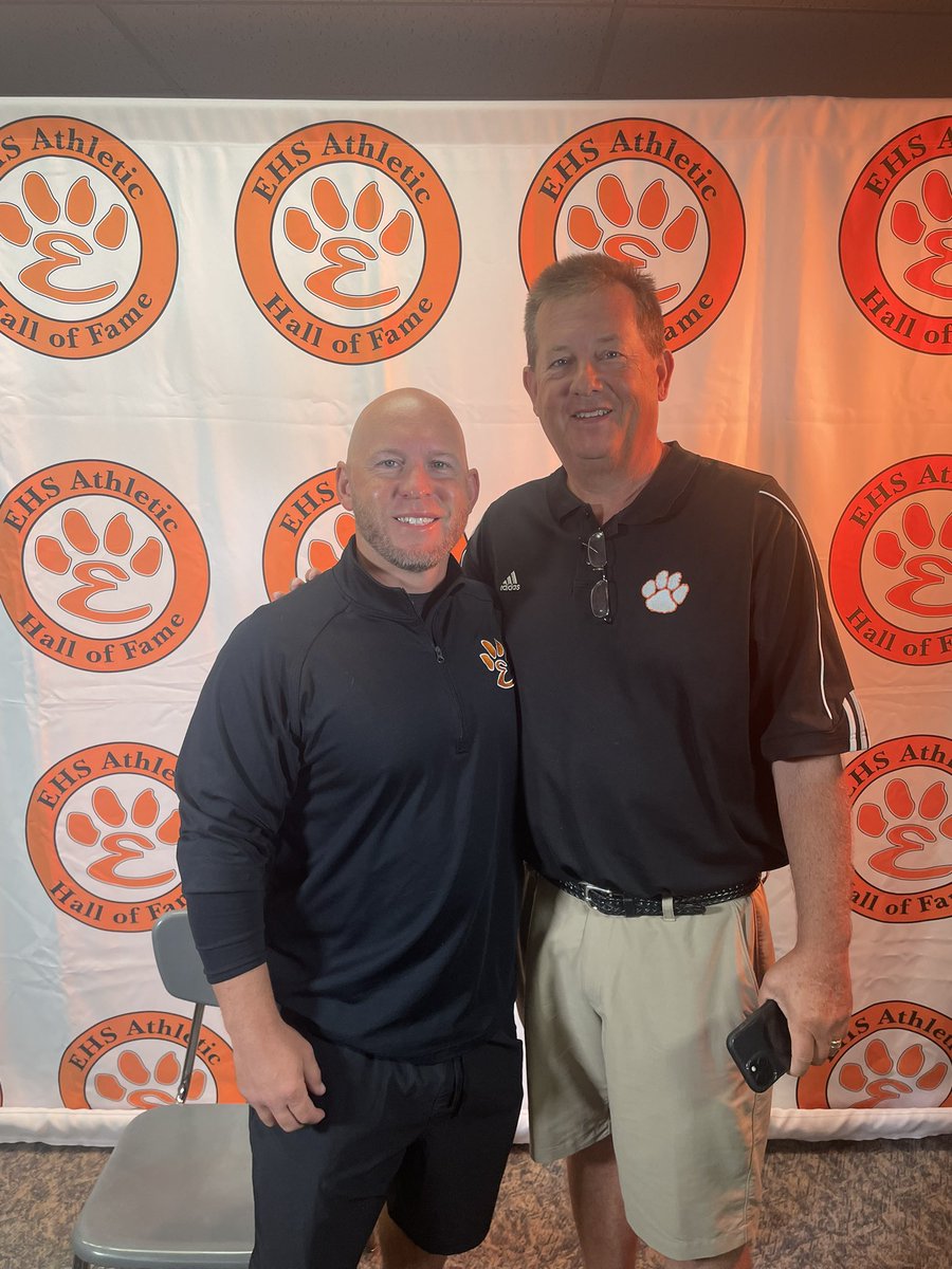 ehshof's tweet image. Greatness recognized today! @TigerFootball_ @kamper317 @kamper317 @GregShashack @TrackEHS