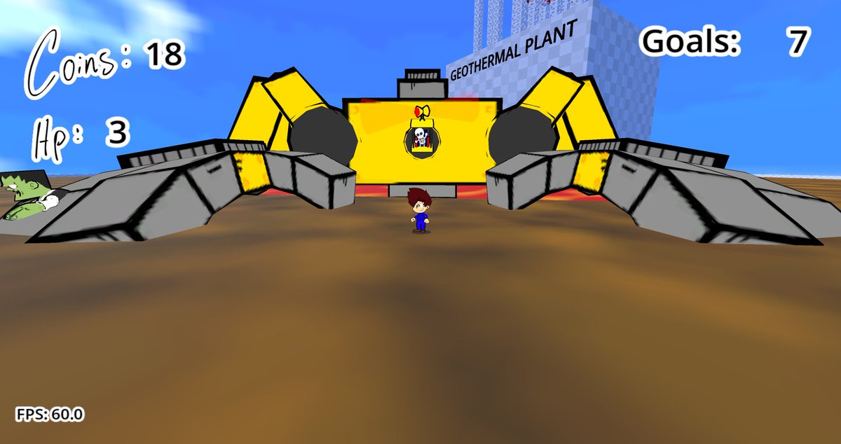 OshMakes's tweet photo. I finally finished a Boss! It's buggy, but it works! Also released a very early and buggy alpha of a blocked out level. Try it! It plays like a Sonic/Mario fusion so you can run up walls and slopes. https://t.co/YQa9TOn0bT

#indiegame #GodotEngine #gamedev #screenshots #GODOT https://t.co/T1bug4IDaS