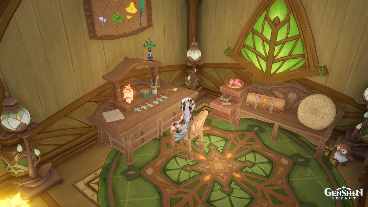 sonarenity's tweet photo. ~Nahida's Nook~

Nahida-chan, what are you making?
Please be careful with the scissors! ✂️

https://t.co/bCZEmSfnB5

#sereniteapot #genshinimpact https://t.co/V7gCff5lUU