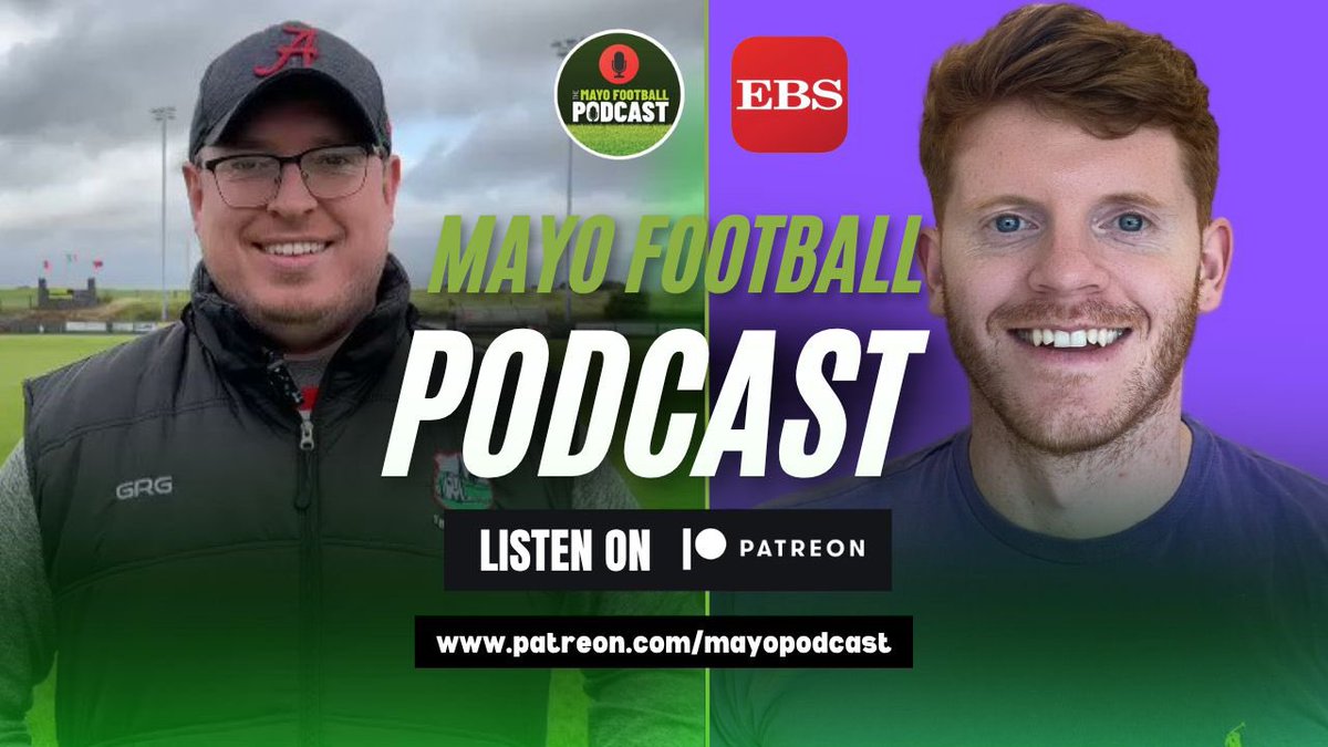 Mayo Football Podcast (@mayopodcast) on Twitter photo 🎙️ Mayo club football focus
🗣️ Ger Flanagan of <a href="/BallaGAAClub/">Balla GAA and LGFA</a> and Paddy Finnegan of <a href="/AghamoreGAA/">Aghamore GAA</a> join us to chat about the club football scene
Topics discussed include:
🏐 Which teams are going well
🏐 The impact of the new rules
🏐 Players going to the US
🏐 Preparing for 🎙️ Mayo club football focus
🗣️ Ger Flanagan of <a href="/BallaGAAClub/">Balla GAA and LGFA</a> and Paddy Finnegan of <a href="/AghamoreGAA/">Aghamore GAA</a> join us to chat about the club football scene
Topics discussed include:
🏐 Which teams are going well
🏐 The impact of the new rules
🏐 Players going to the US
🏐 Preparing for