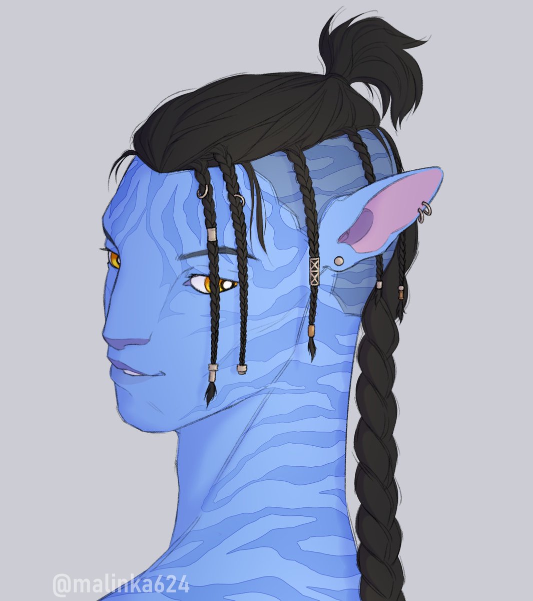 This one is months old but whatever
He let the kids do his hair (3yl)

#Avatar #atwow #recoms #jakesully #recomjake