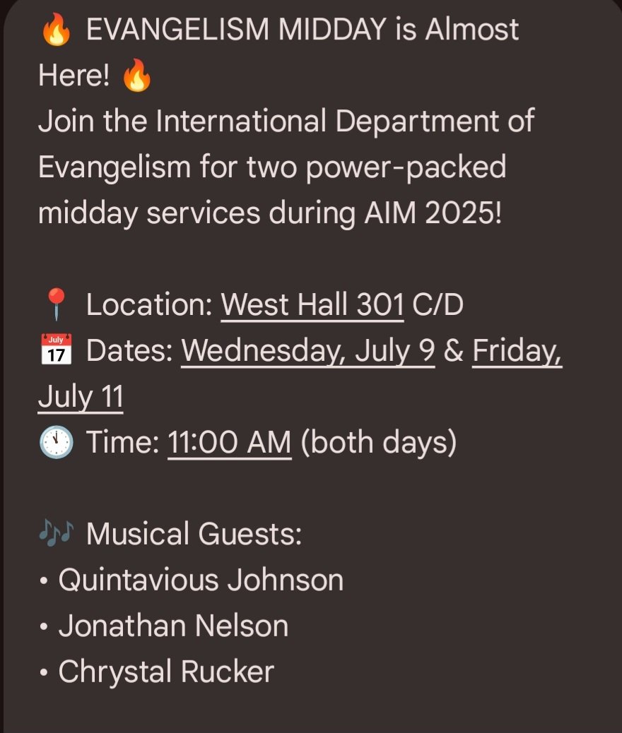 COGIC IDOE tweet media