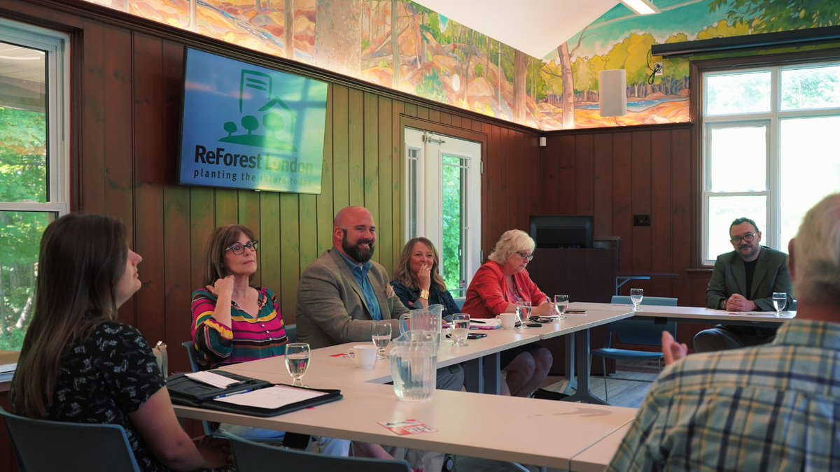 Powerful discussion at Westminster Ponds with local environmental leaders, scientists, and community organizers. From Bill 5 to climate resilience, London is all in to strengthen our future.

Thanks to ReForest London and all who joined us in this critical conversation.