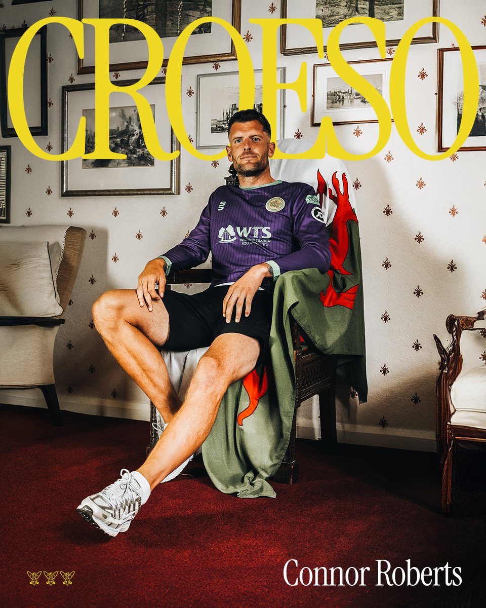 #CroesoConnor  

Ein rhif un newydd.  1️⃣🧤