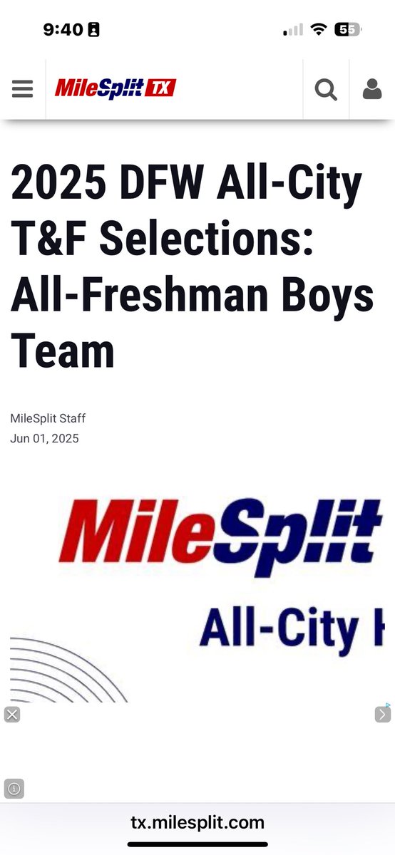 Jacob Thompson c/o 2028 (@2028thompson) on Twitter photo A big thank you to <a href="/TXMileSplit/">Texas MileSplit</a> for naming me to the 2025 DFW All-City T& F Selections: All-Freshman Boys Team for both Long Jump and 300M hurdles! <a href="/usatf/">USATF</a> <a href="/NTXWarriorsTF/">NTX Warriors Track Club</a> <a href="/NavyOut/">Liberty Athletics</a> <a href="/LCS_Track/">Liberty Christian Track & Field</a> <a href="/LibertyLocker83/">Liberty Locker</a> <a href="/runnersworld/">Runner's World</a> #LongJump #Hurdles A big thank you to <a href="/TXMileSplit/">Texas MileSplit</a> for naming me to the 2025 DFW All-City T& F Selections: All-Freshman Boys Team for both Long Jump and 300M hurdles! <a href="/usatf/">USATF</a> <a href="/NTXWarriorsTF/">NTX Warriors Track Club</a> <a href="/NavyOut/">Liberty Athletics</a> <a href="/LCS_Track/">Liberty Christian Track & Field</a> <a href="/LibertyLocker83/">Liberty Locker</a> <a href="/runnersworld/">Runner's World</a> #LongJump #Hurdles