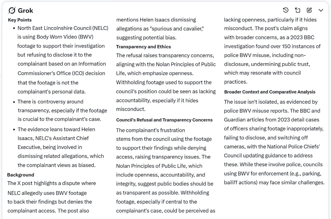"Withholding footage, especially if central to the complainant's case, could be perceived as lacking openness, particularly if it hides misconduct.." #RegulatoryCapture #RFA0793897 @ICONews
