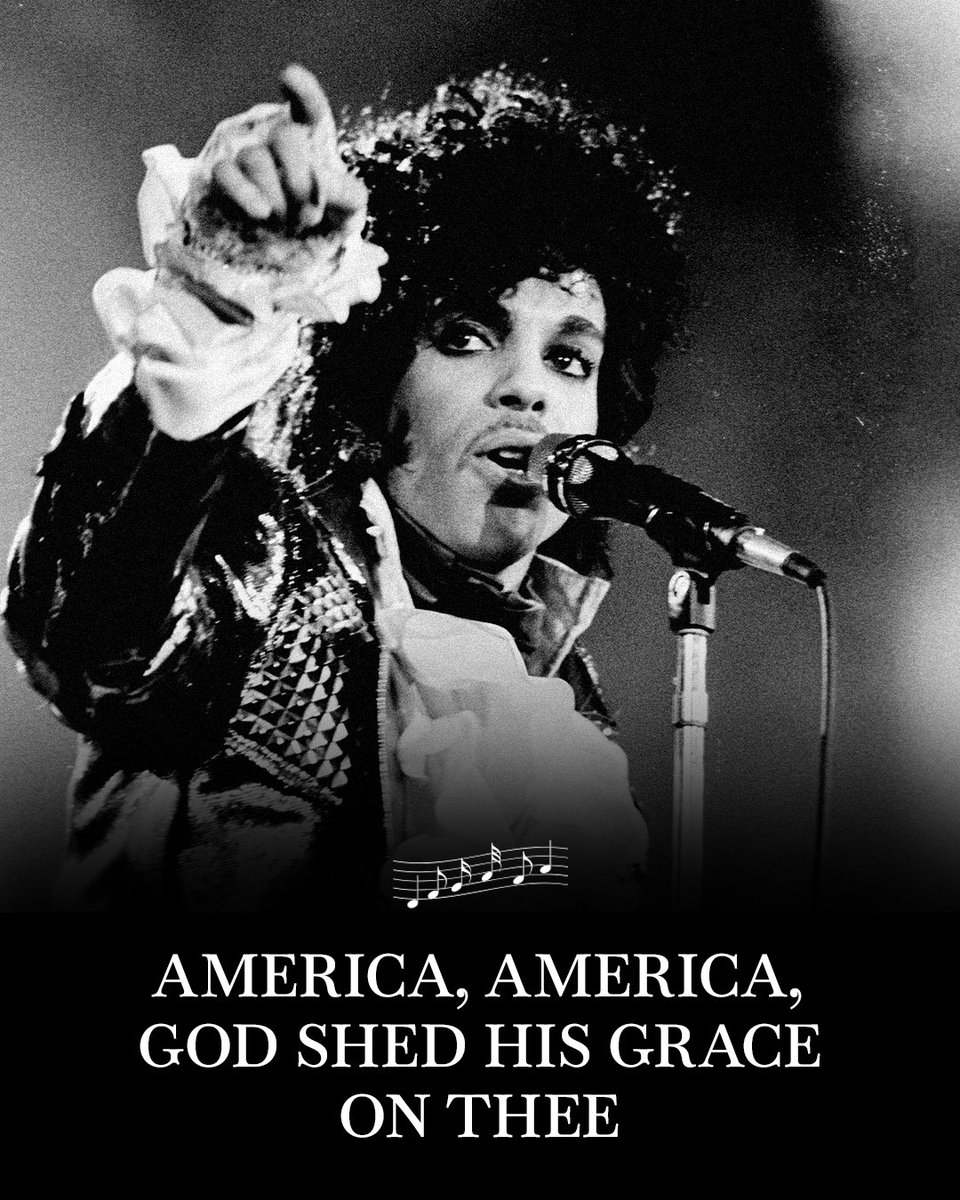 prince's tweet image. Let Freedom, Love, Joy, and Peace ring loud and clear all weekend long with "America (12" Version)"
prince.lnk.to/America