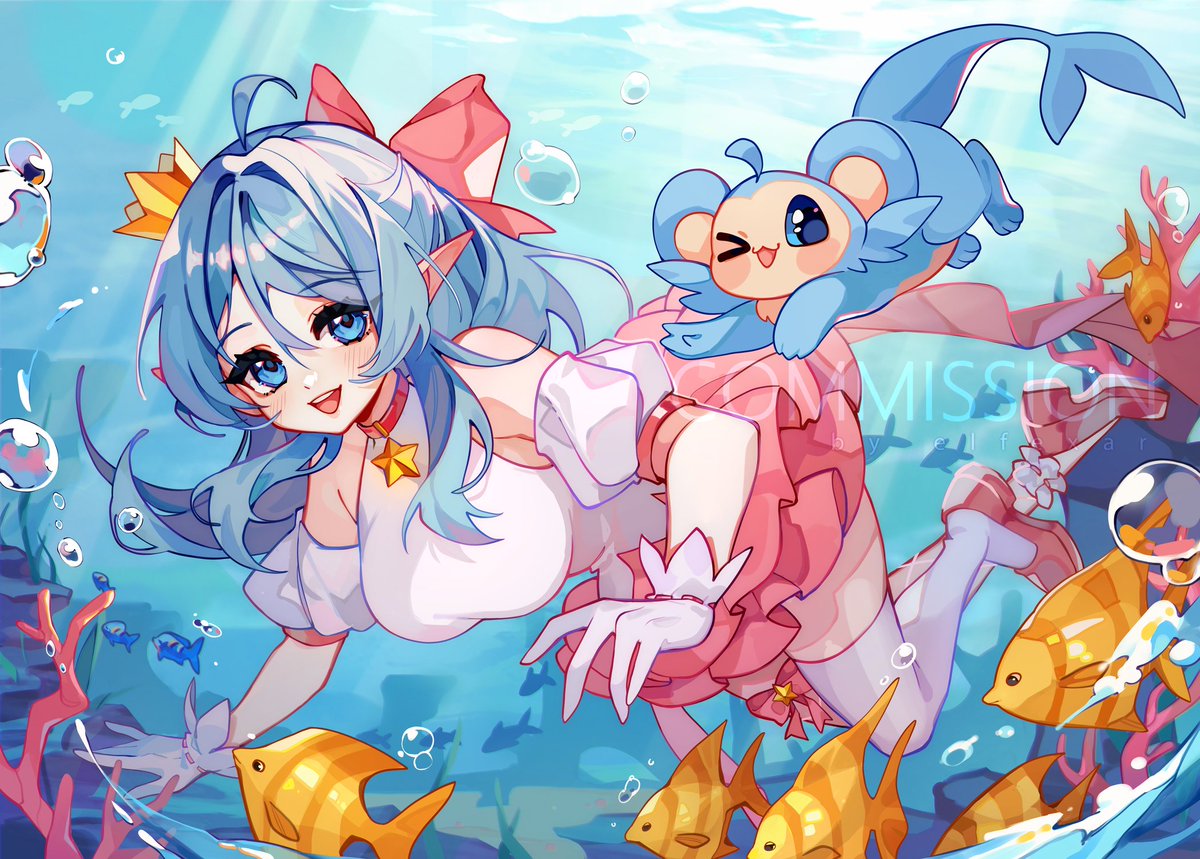Elf_EXAR's tweet image. for  @TheAdorableTuna  💙👑💙