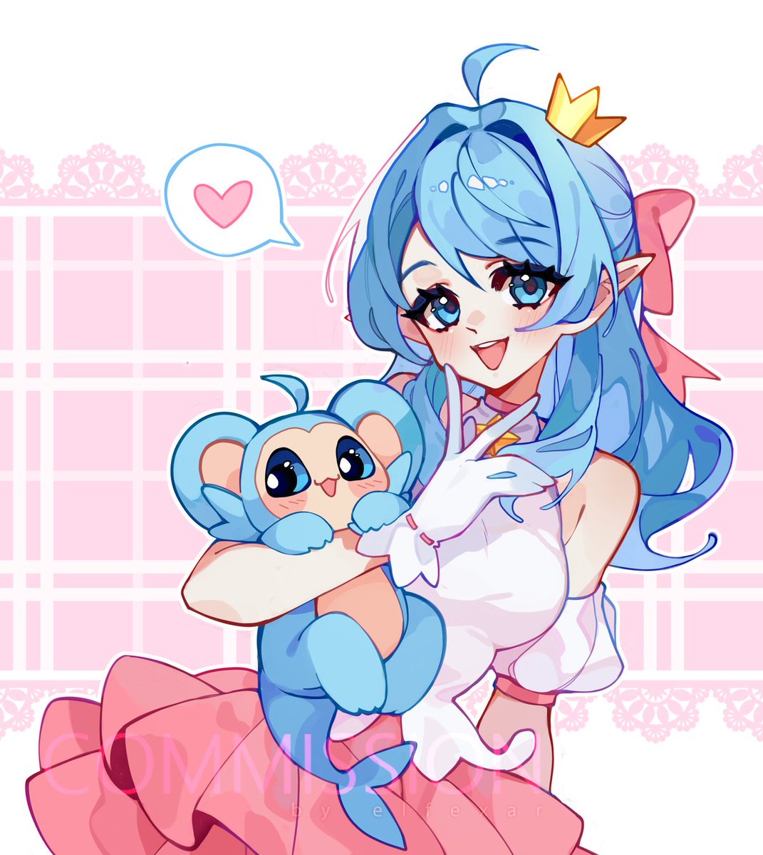 Elf_EXAR's tweet image. for  @TheAdorableTuna  💙👑💙