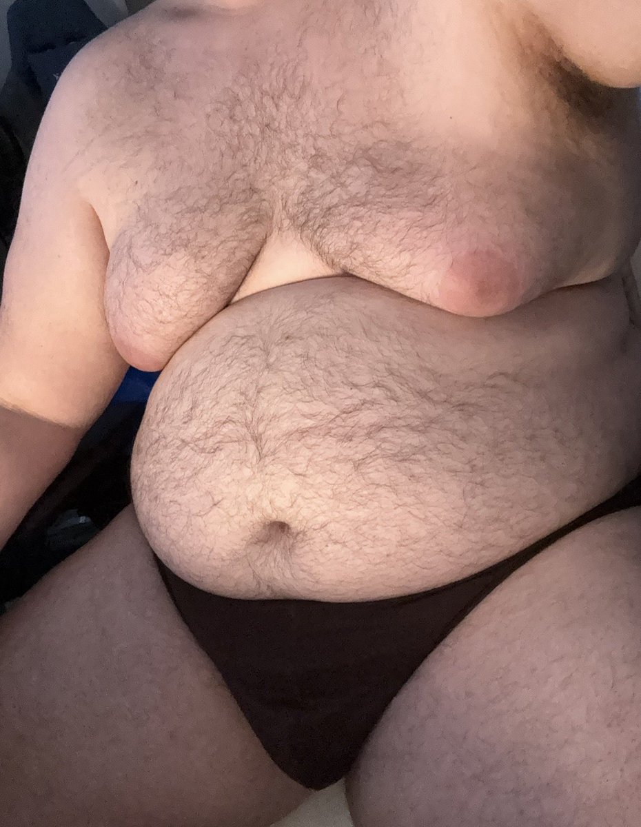 Need somebody’s mouth on these bear tits