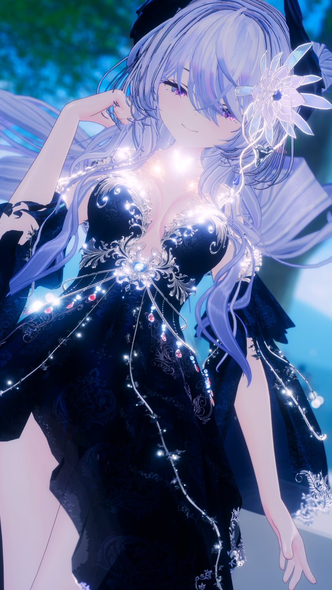 #今日のルゼブルちゃん
#ルゼブル3D
World : White Reverie
Author : SINAA 様
Dress : Vampire Villainess ( #NeonMaru 様)
Corsage : 月下美人の髪飾り ( #meron_farm 様 )