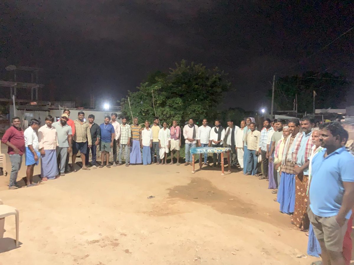 NareshMadig's tweet photo. భీమనపల్లి గ్రామం - గుడిపల్లి మం���లం - నల్గొండ జిల్లా. మాదిగ ప్రజలతో సమావేశం 

గౌ. మంద కృష్ణ మాదిగ గారి ఆదేశాల మేరకు ఎమ్మార్పీఎస్ 31 వ ఆవిర్భావ దినోత్సవాన్ని విజయవంతం చేయడంలో భాగంగా గుడిపల్లి మండలంలోని భీమనపల్లి గ్రామంలో మాదిగ కులస్తులతో సమావేశం నిర్వహించడం జరిగింది. https://t.co/aQQJRmYj4p