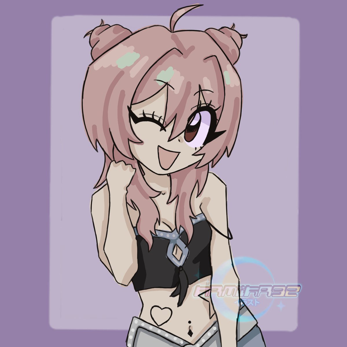 kamiikage's tweet image. second #artfight2025 attack for Probably_Acat !! :3