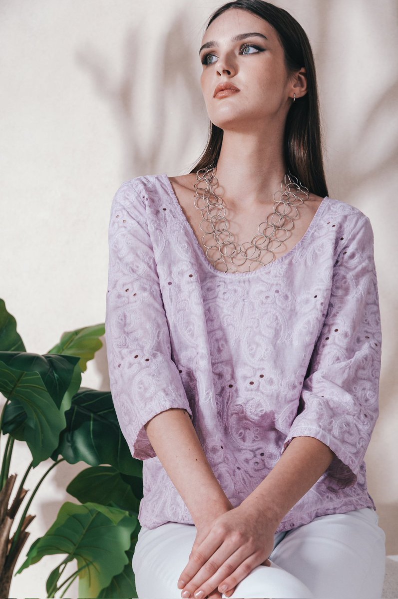 Every stitch tells a summer story-this embroidered blouse brings timeless detail to everyday elegance.

#summerstyle #summeressentials #blouse #styleideas #fashiontips #womenstyle #blouse #fashion