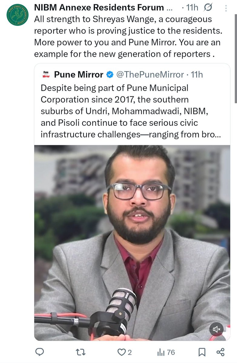 Shreyas Vange (@shreyasvange) on Twitter photo I sincerely thank NIBM Annexe Residents Forum for such wonderful feedback, recognising my efforts and work❤️👍🙏
This is nothing short of an achievement🤩👌
<a href="/NIBMFORUM/">NIBM Annexe Residents Forum</a> I sincerely thank NIBM Annexe Residents Forum for such wonderful feedback, recognising my efforts and work❤️👍🙏
This is nothing short of an achievement🤩👌
<a href="/NIBMFORUM/">NIBM Annexe Residents Forum</a>