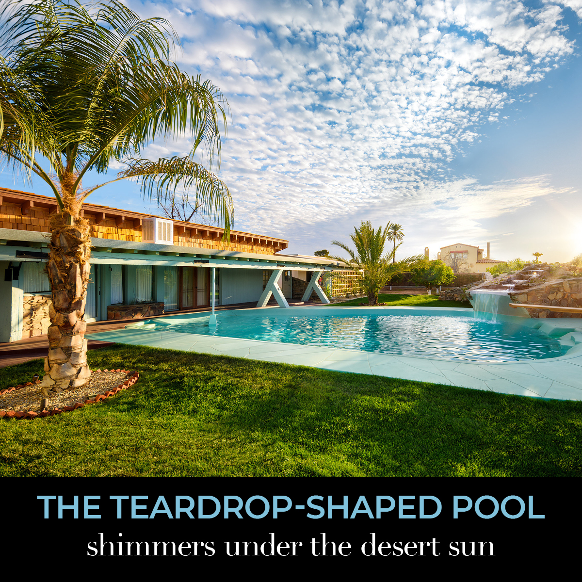 LRonHubbard's tweet image. Osborn Road’s teardrop-shaped pool—central to the site’s design—shimmers under the desert sun, fully restored right down to its cascading stone waterfall. Explore the newly restored historical Landmark Site where a new chapter in Scientology history began: lronhubbard.org/landmark-sites…