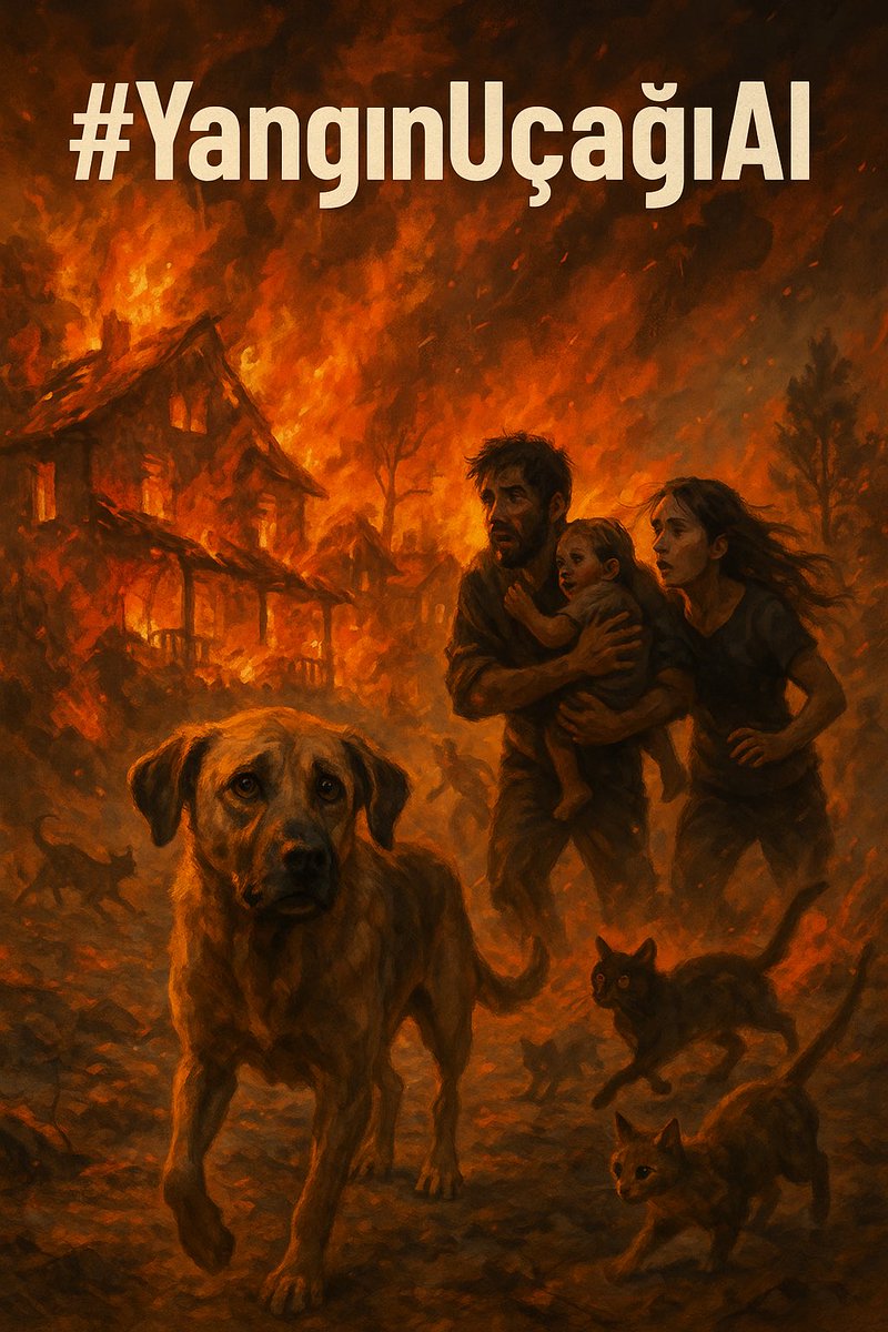 “KÖPEKLERİ DE AĞAÇLARI DA YAKTINIZ”

🟥 Hayvanları sokaktan topladınız.
Yetmedi, ormanları da yaktınız.
Bu bir ülke değil, bu bir suskun yangın.

🐕 Kaçamayan köpekler, yanarak öldü.
📷 Görmek istemeyenler için:
Küller konuşur, vicdan susmaz.

🌳 Her yangının altında bir ihmal