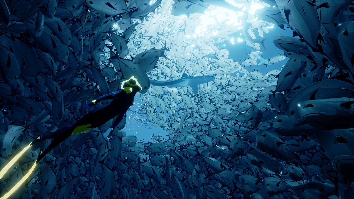 ABZÛ

- que jogo lindo
- virei fã da estética do fundo do mar
- sistema de cardumes muito foda

obrigado gabriel coelho pela recomendação

✦ platinado 🏆