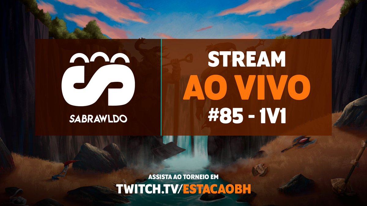 Começando agora o Sábrawldo #85! Acompanhe o torneio ao vivo em nossa transmissão!!!  

twitch.tv/estacaobh | #brawlhalla #bhesports #ebhesports #BrawlhallaSponsored #brawlhallapartner