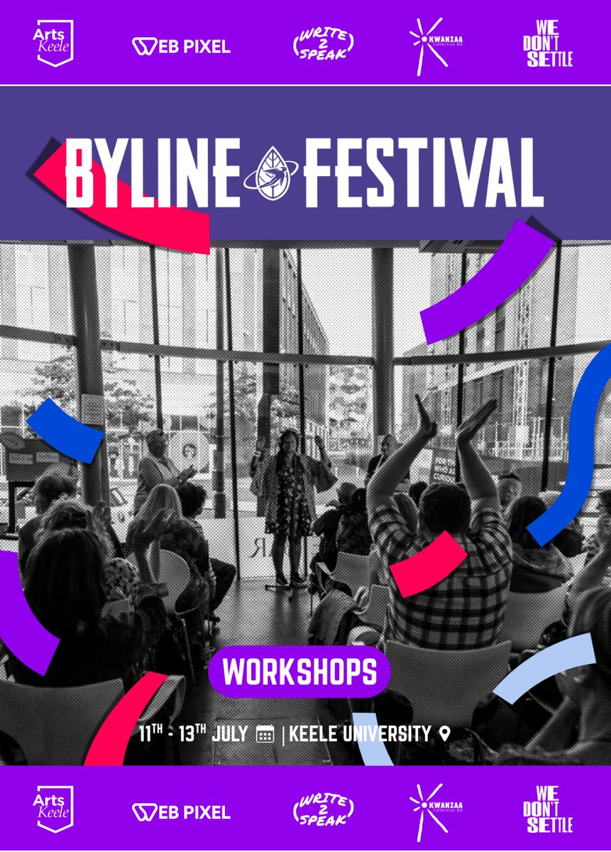 Workshops are always a popular hands on part of Byline Festival 

11-13 July you can create protest art or poetry. Adopt a billionaire, look on the bright side of life, or draw a political cartoon, help the climate etc

Full programme &amp; tickets 

bylinefestival.com