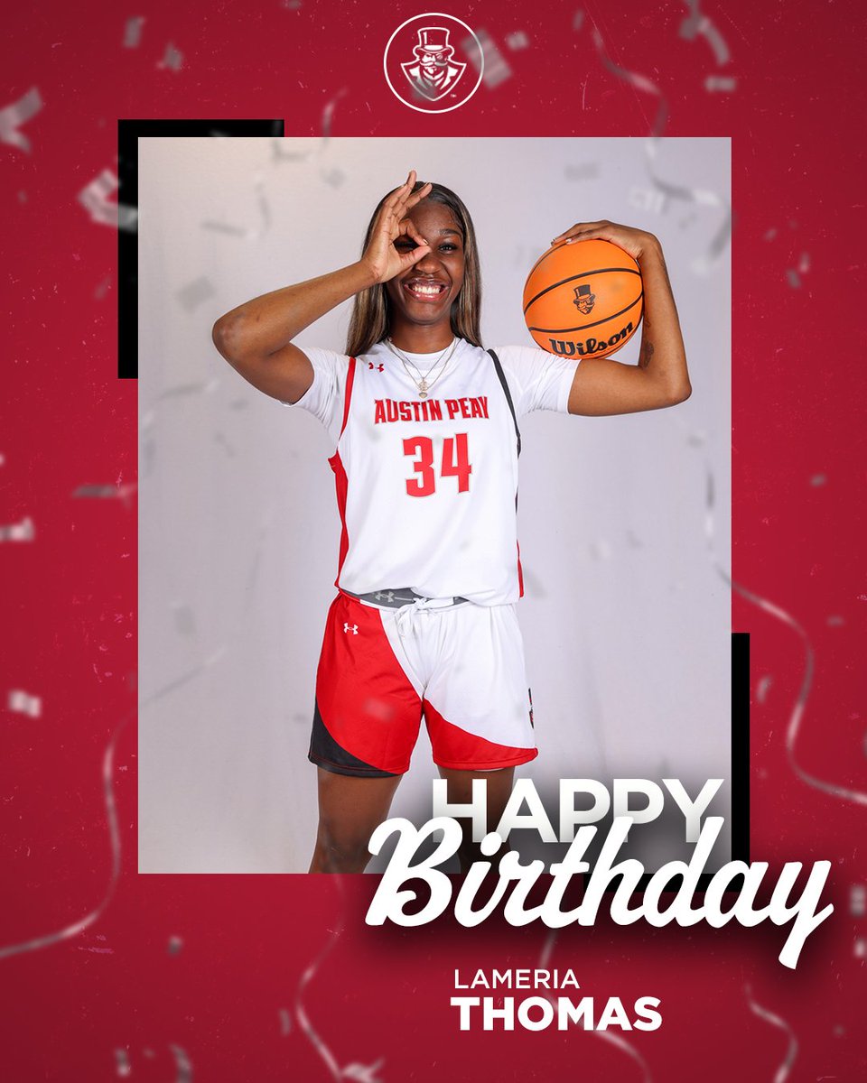 Join us in wishing Lameria Thomas a very 𝓗𝓐𝓟𝓟𝓨 𝓑𝓘𝓡𝓣𝓗𝓓𝓐𝓨!! Have the best day!!🥳🎈🎂

#LetsGoPeay
