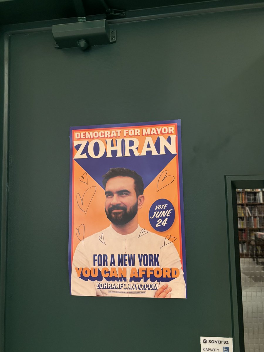 In ny wya <a href="/ZohranKMamdani/">Zohran Kwame Mamdani</a>