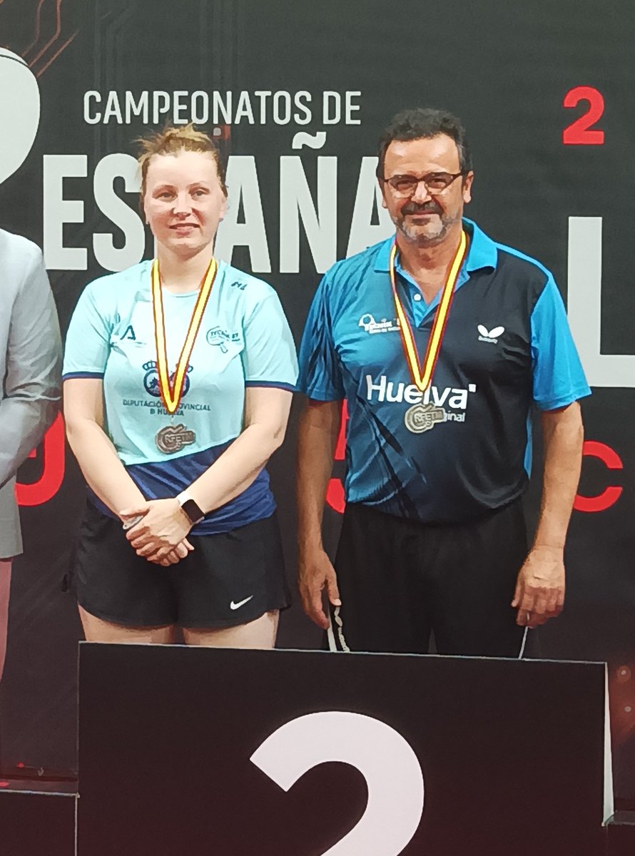 Otra medalla más para el <a href="/CTMTecnik87/">CTM TECNIK 87</a> 
<a href="/JZilotin/">JOANNA ZILOTIN</a> /<a href="/antonioalgon67/">antonioalgon67</a>
Subcampeones de España 🥈🥈
🏓🏓Dobles Mixtos,🏓🏓
Enhorabuena campeones 
<a href="/AytoHuelva/">Ayuntamiento Huelva</a> <a href="/DeporteAND/">Andalucía es Deporte</a> <a href="/DipuHU/">Diputación de Huelva</a>  <a href="/huelvaHOYcom/">HuelvaHoy</a> <a href="/HuelvaBN/">HuelvaBuenasNoticias</a>  <a href="/huelva_info/">Huelva Información</a>