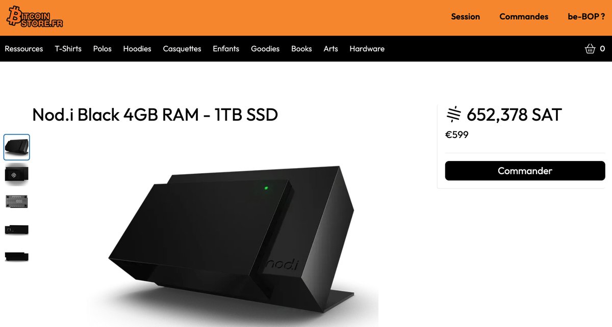 EXCLUSIVITAYYYYYYYYY   MONDIAL
🚨🚨🚨🚨🚨🚨🚨🚨🚨🚨🚨🚨🚨🚨🚨
bitcoinstore.pvh-labs.com/product/nod-i-…
Le Nodi Black enfin payable en BTC 🥳
Courez malheureux, IL Y EN AURA PAS POUR TOUT LE MONDE