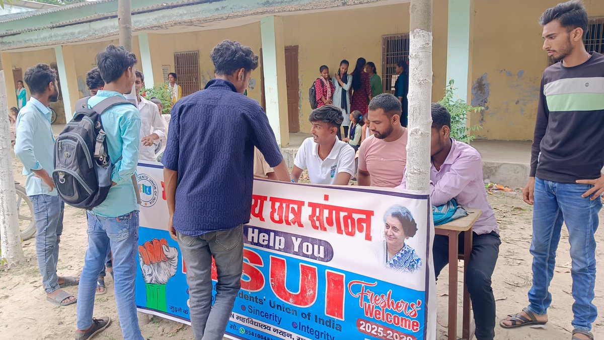 rajanvermansui's tweet image. @NsuiSamastipur द्वारा D.B.KN काॅलेज विभूतिपुर समस्तीपुर में #Help_Desk लगाया गया ।
विभिन्न काॅलेज में नये सत्र 25-29 में छात्र सहायता के लिए हेल्प डेस्क का आयोजन किया जा रहा है
@varunchoudhary2 @kanhaiyakumar @Allavaru @satyamkushinc @SurajYadavNSUI @NSUIBihar