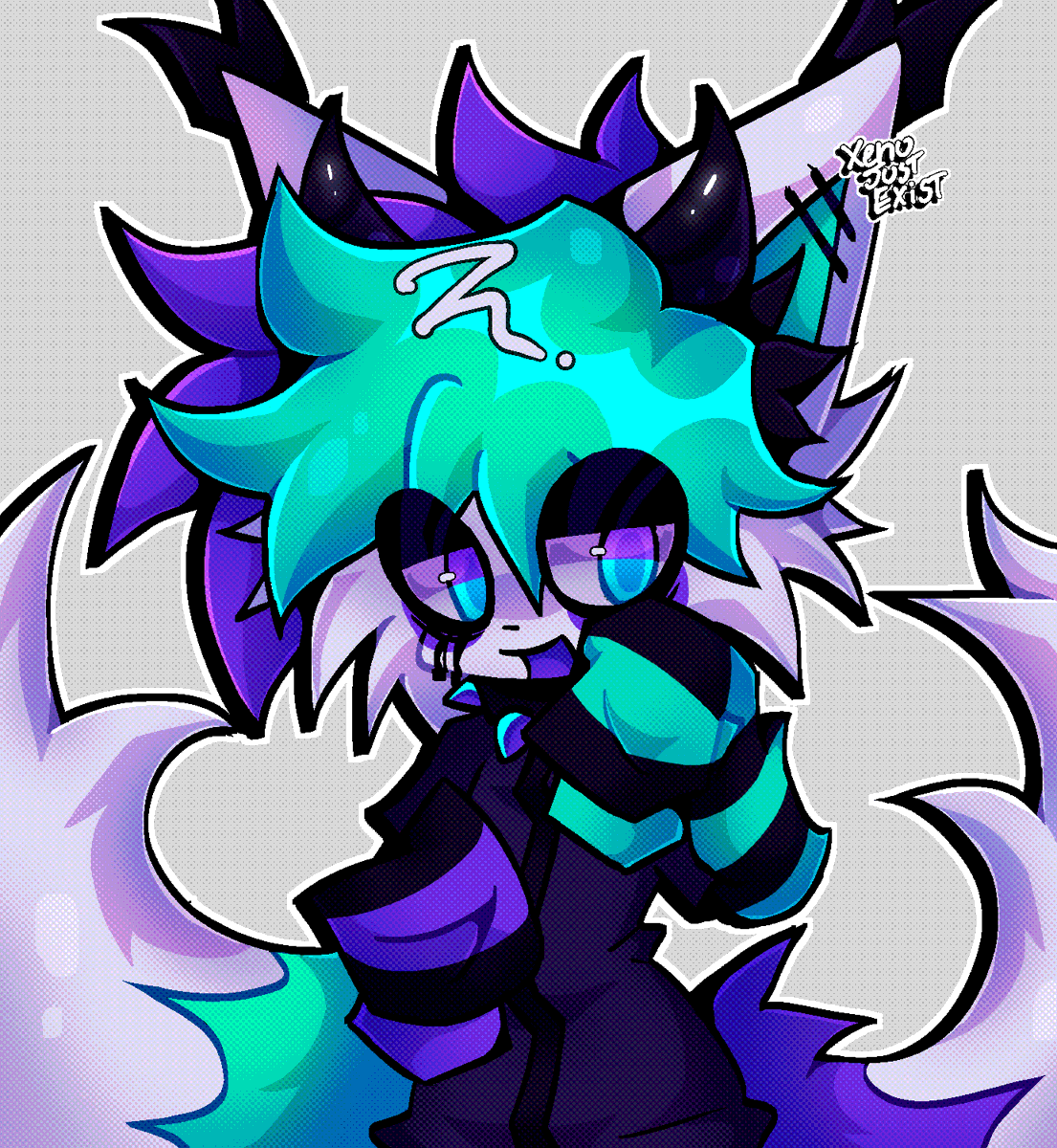 HYPERGRAPED's tweet photo. artfight attack on @Oniixide 
#artfight #ArtistOnTwitter #art #furry #furryart https://t.co/9kawuoPTXz