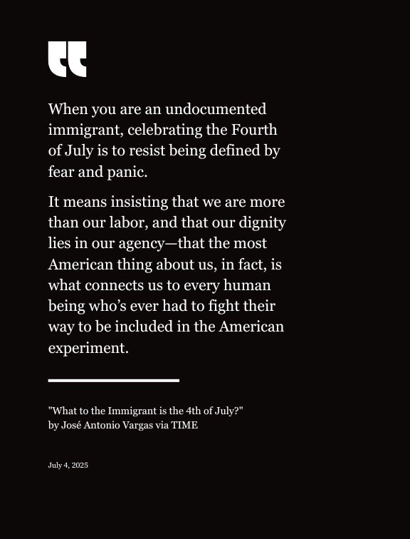 In 2012, I stood on the cover of TIME alongside other undocumented immigrants to call attention to a broken immigration system — yet here we are in 2025, still facing fear, attacks, and uncertainty in our communities.

The challenges we’ve lived through aren’t new; they’ve been