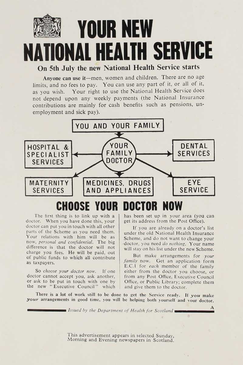 The 5th July 1948 was a momentous day for the nation, with the foundation of a National Health Service.