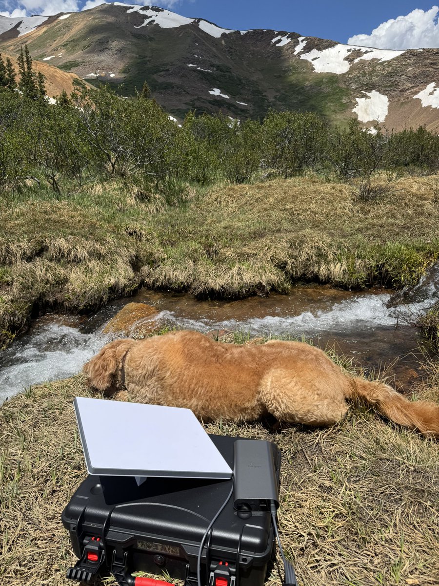 jonpbaker's tweet image. Starlink is a game changer.
This is my first time using it on a camping trip.
100w battery connected to a Starlink mini with roam plan ($50/month)
In the middle of nowhere and getting crazy fast speeds.
I bought a hard case off amazon for $30.
If you want one, they are…